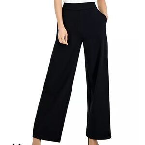 I.N.C. International ConceptsWomen's High-Rise Wide-Leg Pants Black Size Small